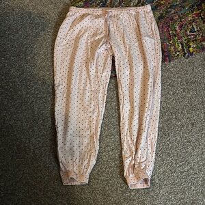 Victoria's Secret Light Pink Polka Dot Pants